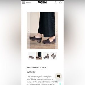 Sandgrens Brett Clogs Size EU 38 US 7.5 Like New